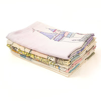 HKM-909395 Animal Pattern Bamboo Cotton Gauze Baby Blanket - 120x120cm for Year-Round Comfort