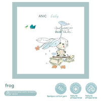 HKM-909395 Animal Pattern Bamboo Cotton Gauze Baby Blanket - 120x120cm for Year-Round Comfort