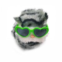 HKM-909395 Heart-Shaped Sunglasses for Pets in Various Colors - Adorable and Fun Accessory