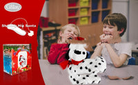 HKM-909523 Dancing Christmas Dog Toy with Singing and Twisting Features in Plastic and Cloth