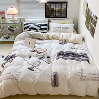HKM-909715 Pure Cotton 3D Printed Floral and Plant Design Bedding Set – Available in Multiple Sizes