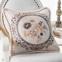 HKM-909779 European Style Jacquard Cushion Cover - 48x48cm Pillowcase