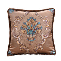 HKM-909779 European Style Jacquard Cushion Cover - 48x48cm Pillowcase