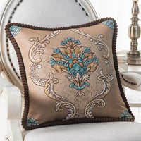 HKM-909779 European Style Jacquard Cushion Cover - 48x48cm Pillowcase
