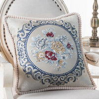 HKM-909779 European Style Jacquard Cushion Cover - 48x48cm Pillowcase