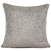 HKM-909843 Simple Modern Jacquard Throw Pillow Cover with Feather Velvet Core - 45x45cm, Beige Brown Series