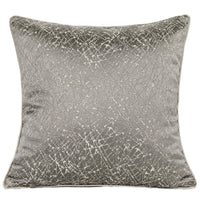 HKM-909843 Simple Modern Jacquard Throw Pillow Cover with Feather Velvet Core - 45x45cm, Beige Brown Series