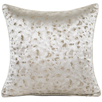 HKM-909843 Simple Modern Jacquard Throw Pillow Cover with Feather Velvet Core - 45x45cm, Beige Brown Series