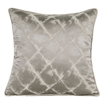 HKM-909843 Simple Modern Jacquard Throw Pillow Cover with Feather Velvet Core - 45x45cm, Beige Brown Series