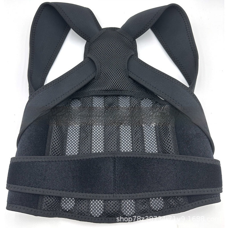 HKM-910099 Breathable Mesh Back Straightener for Improved Posture - Adjustable and Comfortable Support