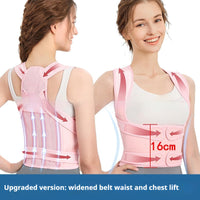 HKM-910099 Breathable Mesh Back Straightener for Improved Posture - Adjustable and Comfortable Support
