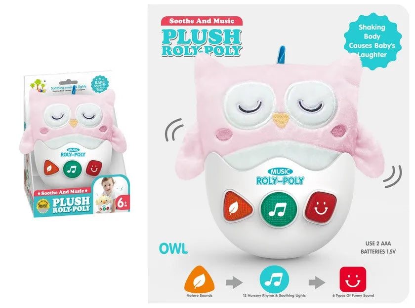 Soft Plush Penguin Musical Toy for Babies – Stress Relief Cotton Stuffed Animal for Newborns