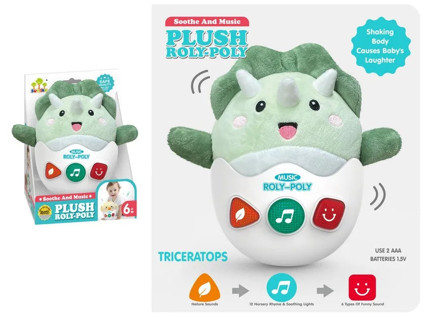 Soft Plush Penguin Musical Toy for Babies – Stress Relief Cotton Stuffed Animal for Newborns