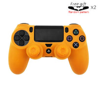 HKM-910419 Silicone Protective Cover for PS4 Controllers - Pure Color Camouflage Design