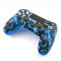 HKM-910419 Silicone Protective Cover for PS4 Controllers - Pure Color Camouflage Design