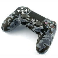 HKM-910419 Silicone Protective Cover for PS4 Controllers - Pure Color Camouflage Design