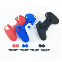 HKM-910419 Silicone Protective Cover for PS4 Controllers - Pure Color Camouflage Design