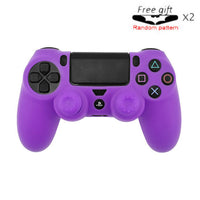 HKM-910419 Silicone Protective Cover for PS4 Controllers - Pure Color Camouflage Design