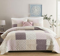 HKM-910547 American Floral Pure Cotton Bed Sheet Set - Three-Piece, 230x250cm & 250x270cm Options