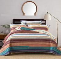 HKM-910547 American Floral Pure Cotton Bed Sheet Set - Three-Piece, 230x250cm & 250x270cm Options