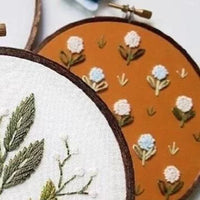 HKM-910547 Three-Dimensional Ribbon Embroidery Kit with Floral Designs and Tools