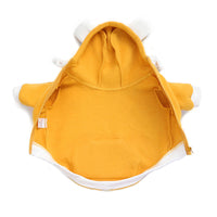 HKM-910803 Warm and Comfortable Cotton Dog Sweater in Yellow, Pink, and Blue - Multiple Sizes Available