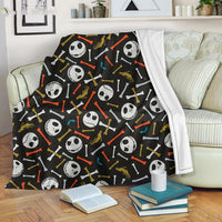 HKM-910867 Double Thicker Cartoon Flannel Square Blanket 150x200 cm
