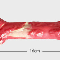 HKM-910995 Large Dog Molar Rubber Chew Toy - Durable Bite Resistant Bone for Teeth Grinding and Fun
