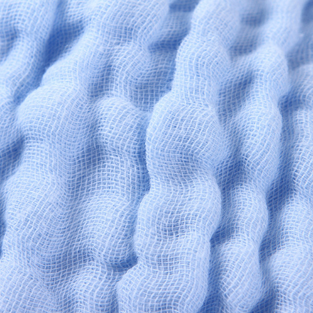 HKM-911123 Cotton Washed Gauze Baby Towel - Hypoallergenic, Eco-Friendly, Soft & Absorbent (28x28cm)