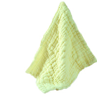 HKM-911123 Cotton Washed Gauze Baby Towel - Hypoallergenic, Eco-Friendly, Soft & Absorbent (28x28cm)