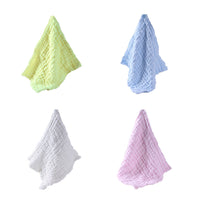 HKM-911123 Cotton Washed Gauze Baby Towel - Hypoallergenic, Eco-Friendly, Soft & Absorbent (28x28cm)