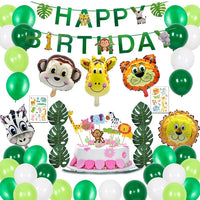 HKM-911123 Forest Animal Theme Balloon Set for Children's Birthday Parties and Celebrations