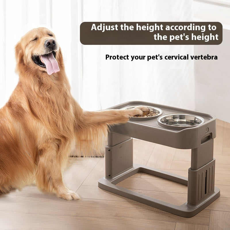 HKM-911315 New Lifting Stainless Steel Pet Tableware