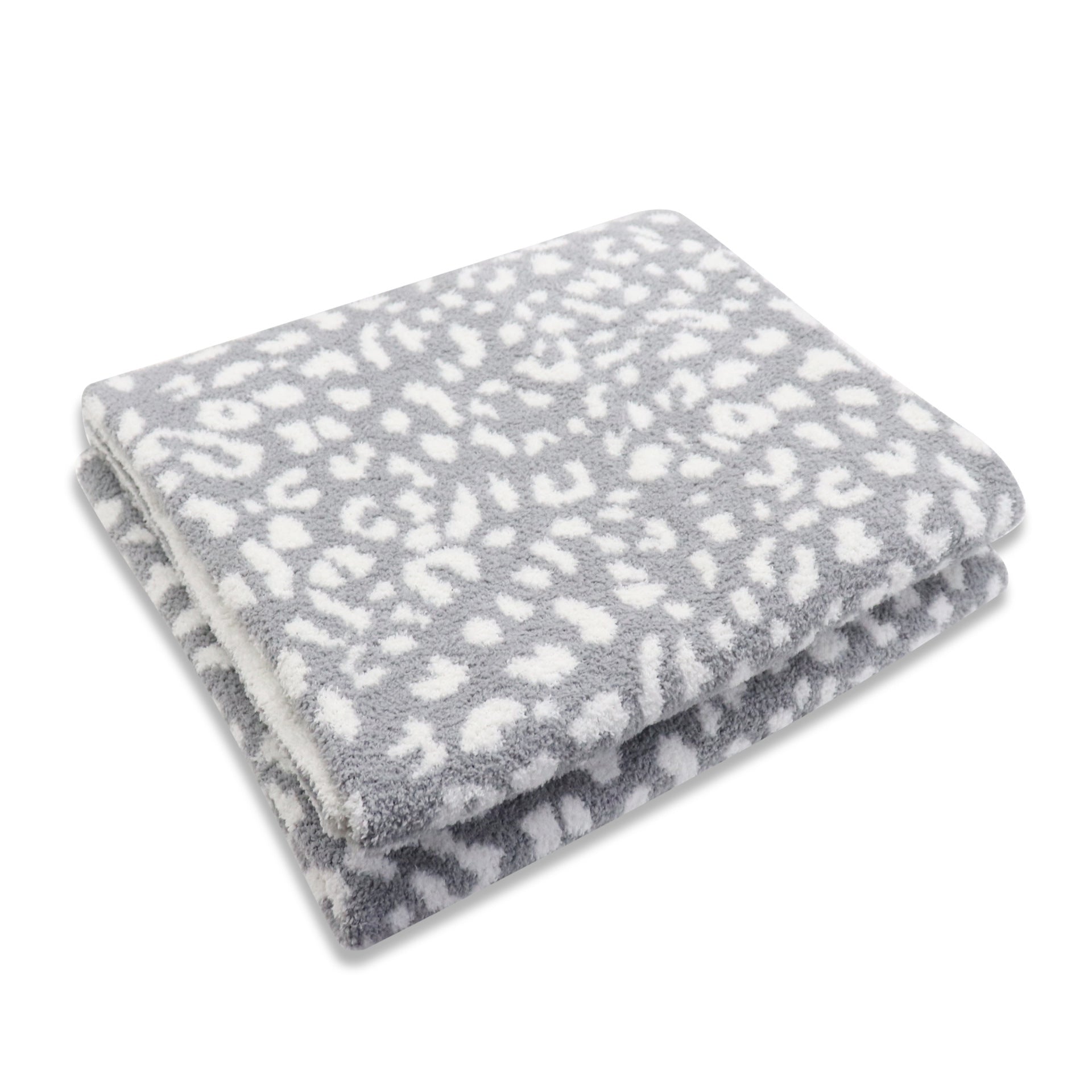 HKM-911379 Cozy Thick Chenille Half Fleece Sofa Blanket - Soft Polyester, Modern Design, 127x152cm