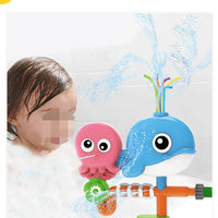 HKM-911379 Ocean Animal Outdoor Water Spray Sprinkler Toy for Kids, Eco-Friendly Plastic Fun for Ages 2 and Up