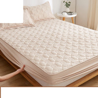 HKM-911507 Brushed Cotton Fitted Sheet with Dust Protection in Elegant Floral Designs