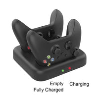 HKM-911571 Dual Wireless Controller Charger for Xbox Series S/X - Type-C Compatibility, ABS Material