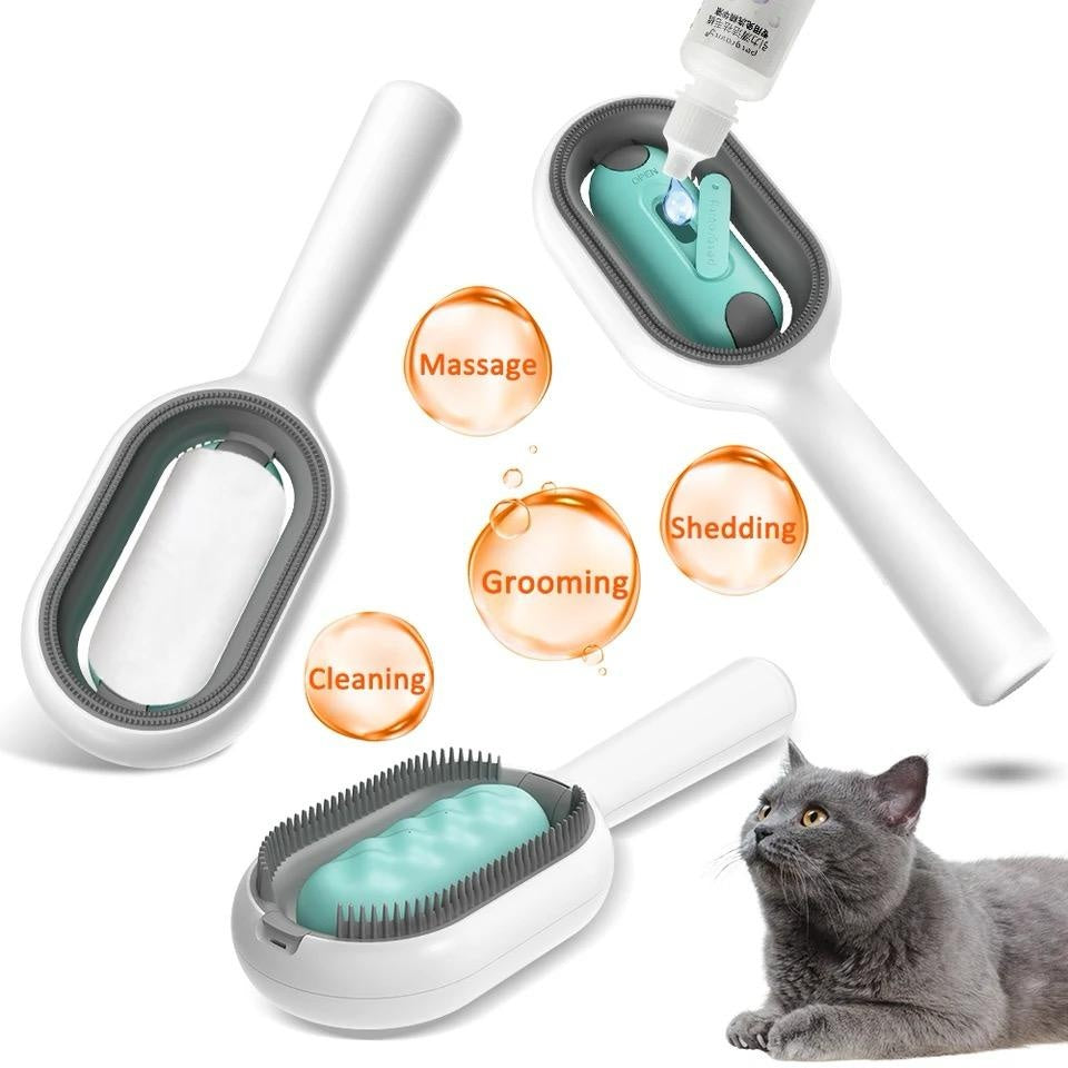 HKM-911635 Pet Grooming Dematting Brush with Cleaning Comb and Accessories for Dogs and Cats