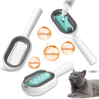 HKM-911635 Pet Grooming Dematting Brush with Cleaning Comb and Accessories for Dogs and Cats