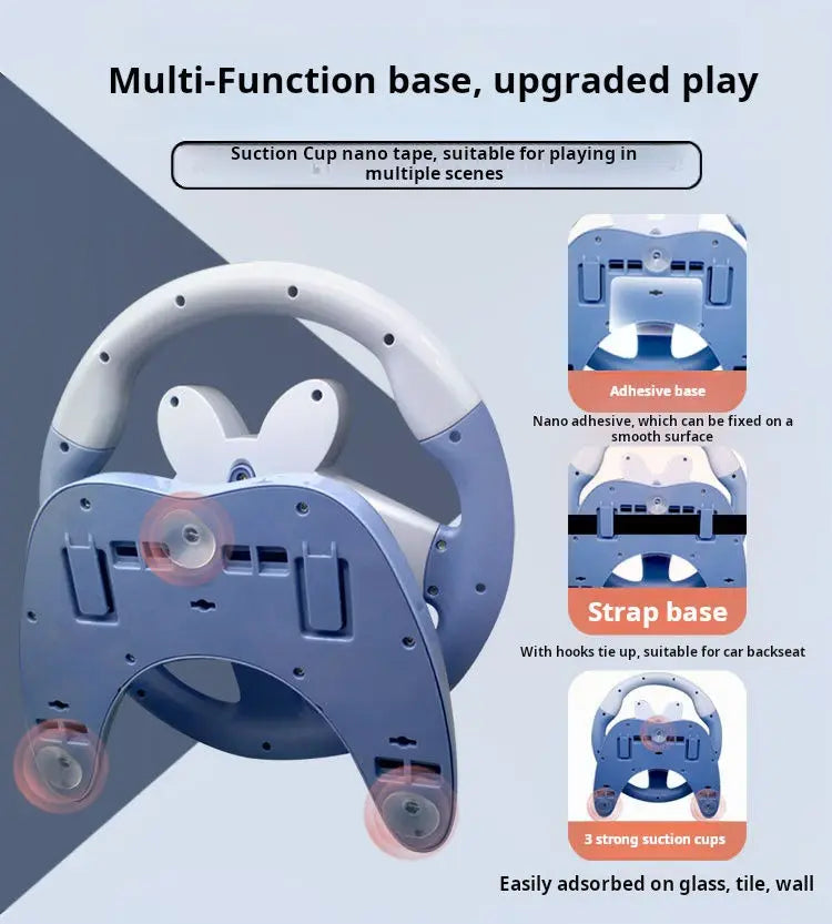 HKM-911699 360-Degree Rotating Baby Steering Wheel Toy for Educational Play and Hand Skill Development