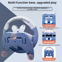 HKM-911699 360-Degree Rotating Baby Steering Wheel Toy for Educational Play and Hand Skill Development