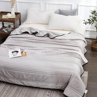 HKM-912019 Cotton Quilted Cooling Blanket - Summer Air Conditioning Quilt in Multiple Sizes