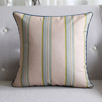HKM-912019 Floral Plant Pattern Cushion Cover - 45x45cm, Blended Material, Multiple Colors Available