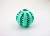 HKM-912147 Multicolor Rubber Feeding Ball with Built-in Food Storage for Cats and Dogs
