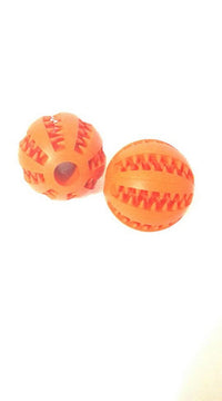 HKM-912147 Multicolor Rubber Feeding Ball with Built-in Food Storage for Cats and Dogs