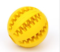 HKM-912147 Multicolor Rubber Feeding Ball with Built-in Food Storage for Cats and Dogs