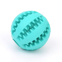 HKM-912147 Multicolor Rubber Feeding Ball with Built-in Food Storage for Cats and Dogs