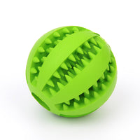 HKM-912147 Multicolor Rubber Feeding Ball with Built-in Food Storage for Cats and Dogs