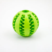 HKM-912147 Multicolor Rubber Feeding Ball with Built-in Food Storage for Cats and Dogs