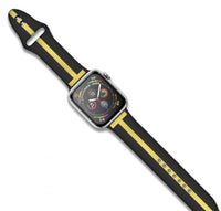 HKM-912211 Striped Silicone Watch Band for iWatch Series 1/2/3/4
